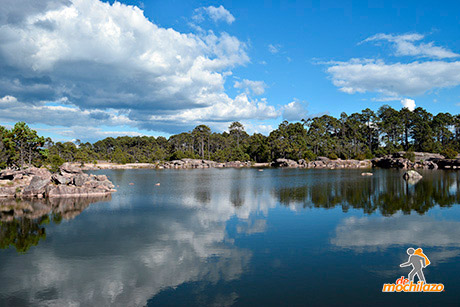 Lago en el Parque Natural Mexiquillo Durango De Mochilazo